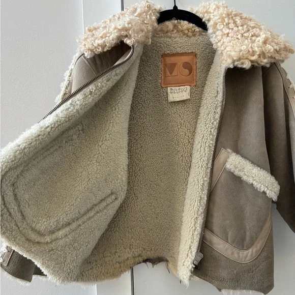 Milena Silvano Aviator Jacket Rare Archival Piece